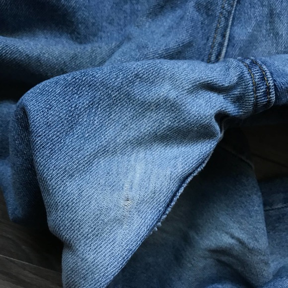 Vintage 80s Lee Jeans Medium Wash Stretch Waist Jeans | Made in USA | 16 M - Picture 7 of 7